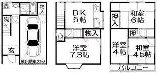 走谷1丁目戸建の物件間取画像